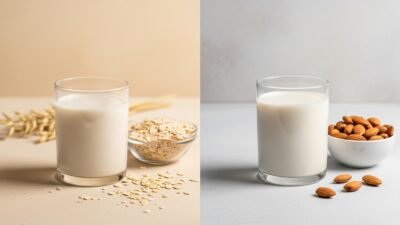 oat milk vs almond milk