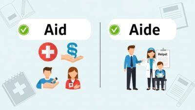 aide or aid