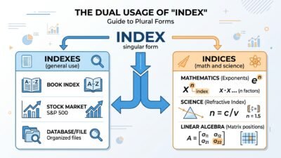 indexes or indices