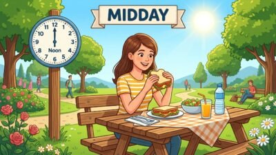 midday or mid day