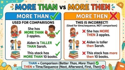 more than or more then