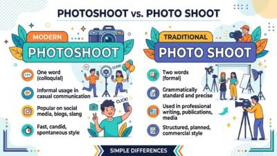 photoshoot or photo shoot