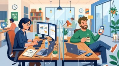 working hard or hardly working