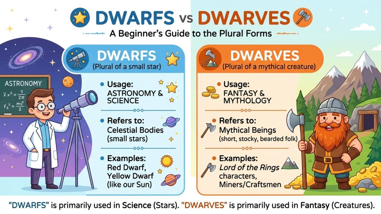 dwarfs or dwarves