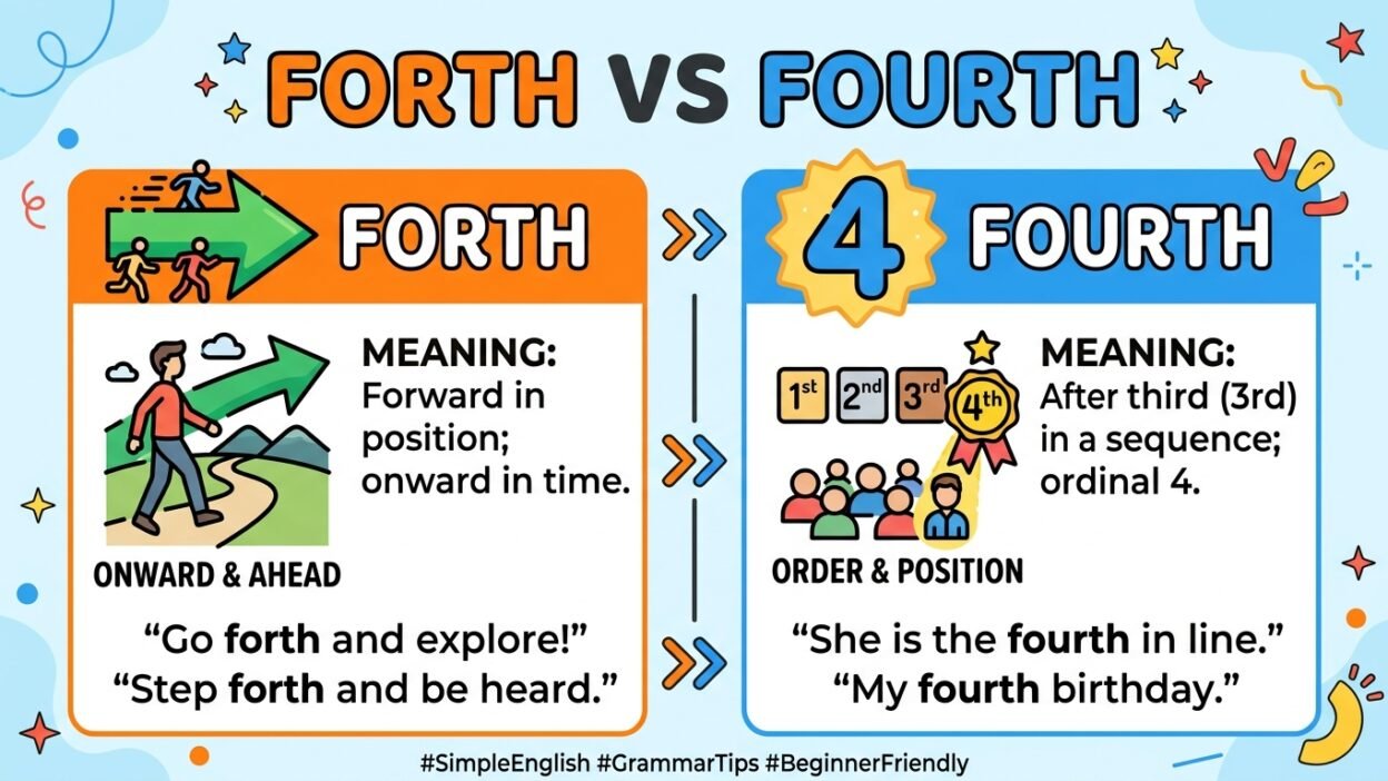 forth or fourth