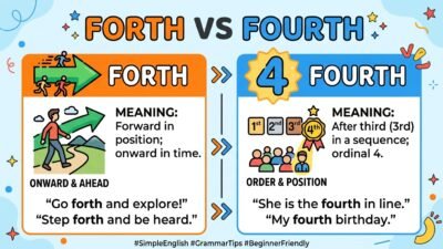 forth or fourth
