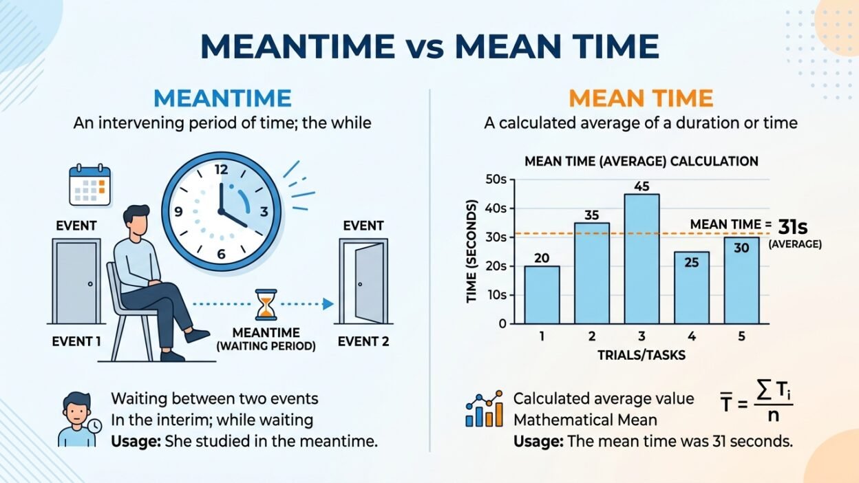 meantime or mean time