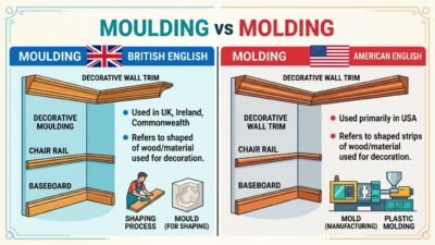 moulding vs molding