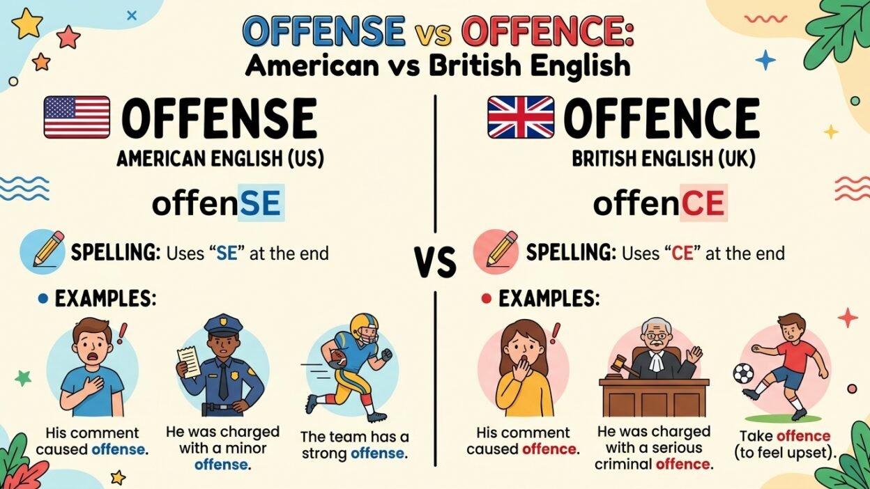 offense or offence