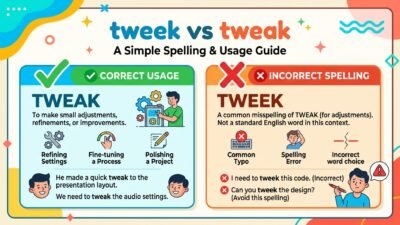 tweek or tweak