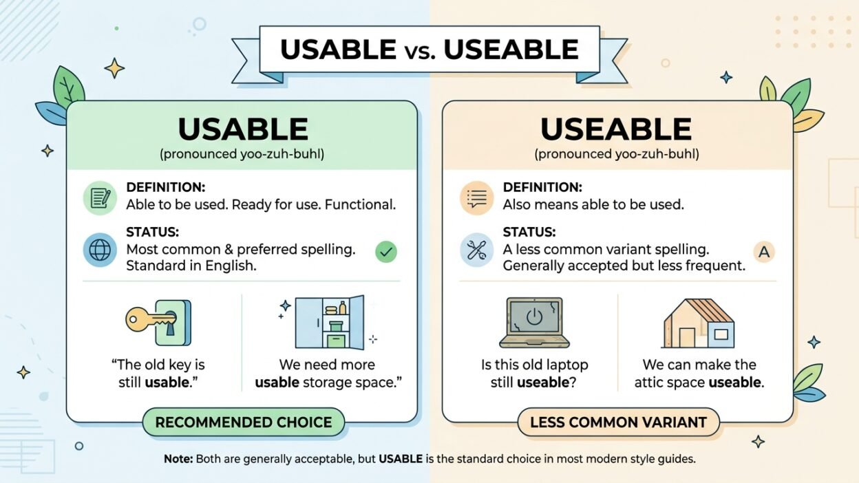 useable or usable