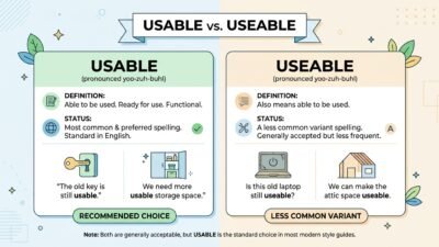 useable or usable