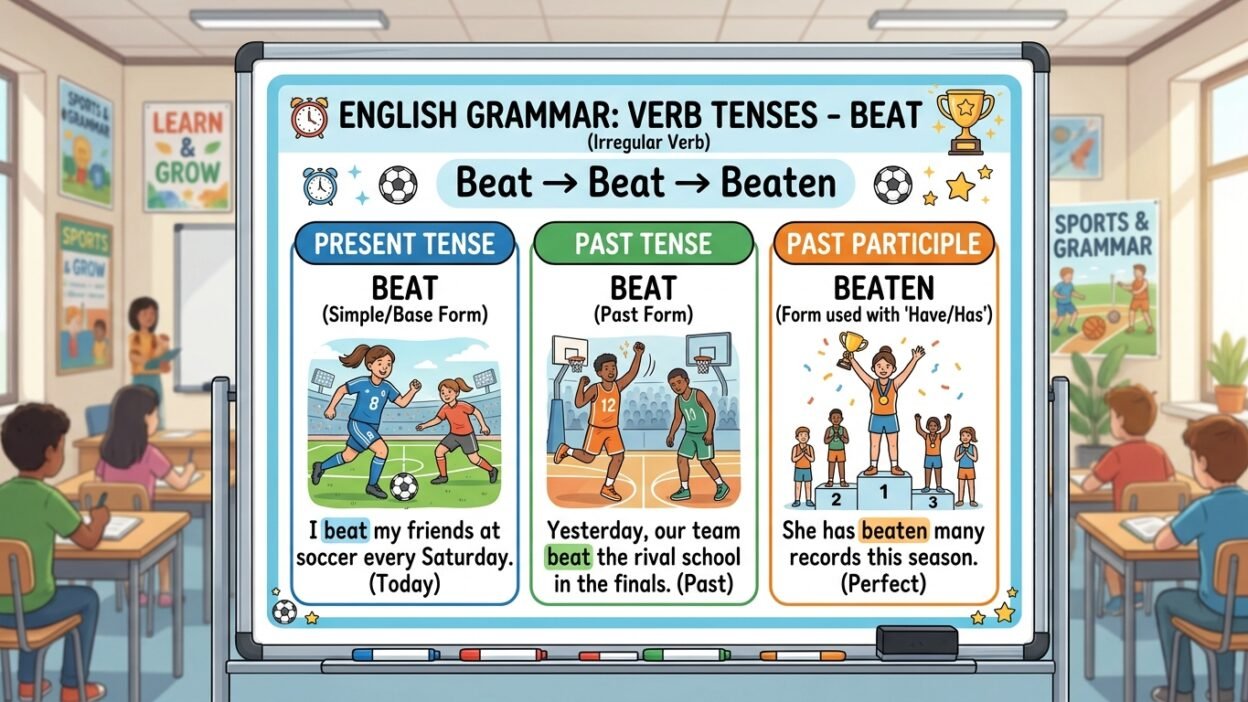 beat or beated