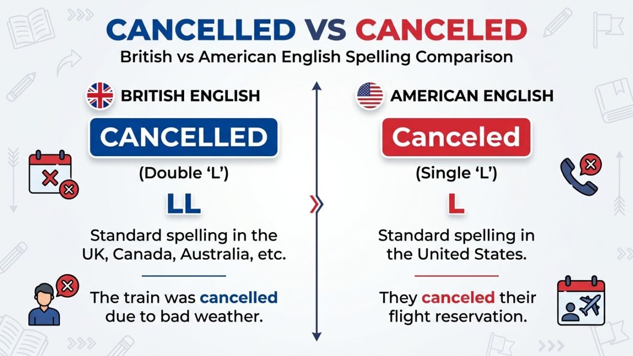 cancelled or canceled