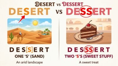 desert or dessert