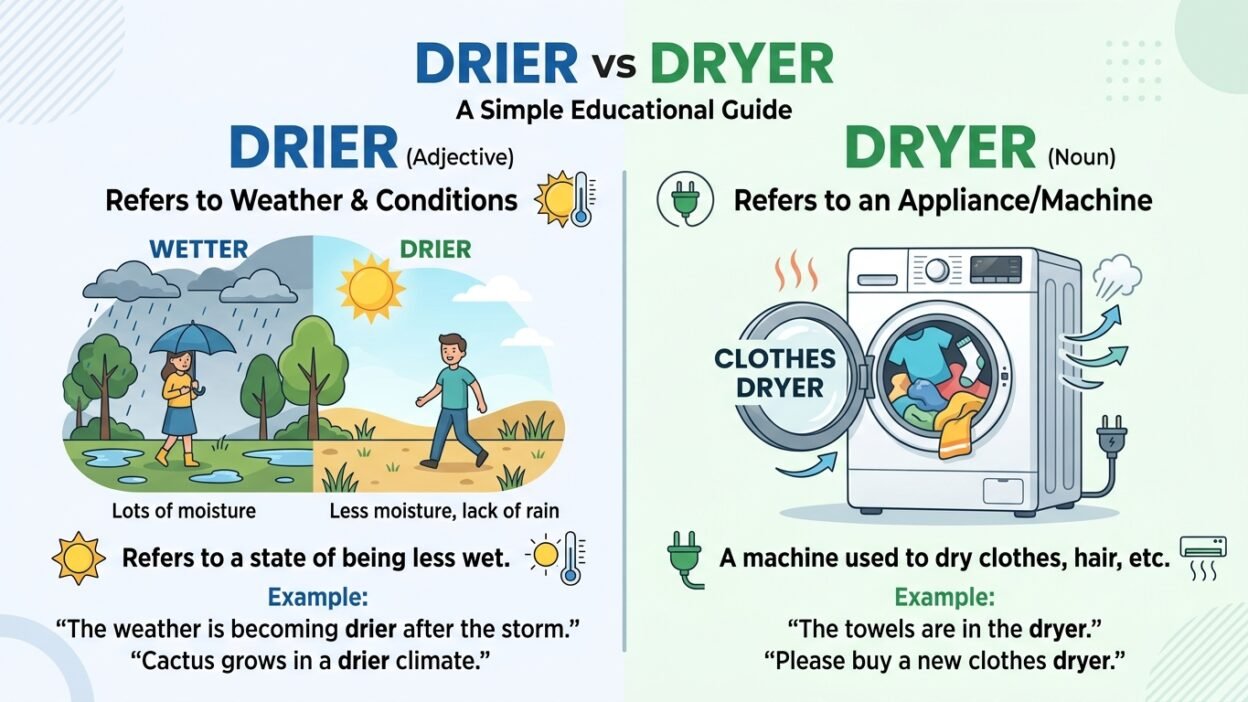 drier or dryer