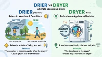 drier or dryer