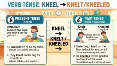 kneel past tense