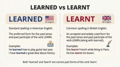 learnt or learned