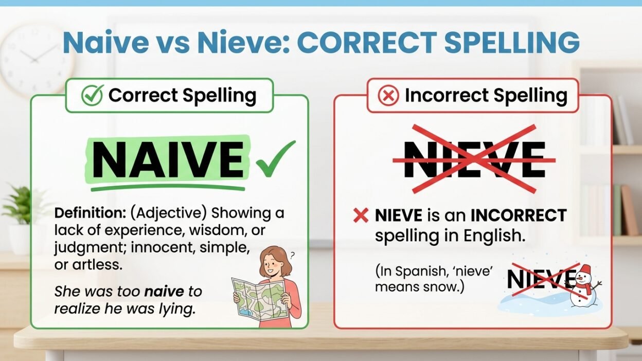 naive or nieve