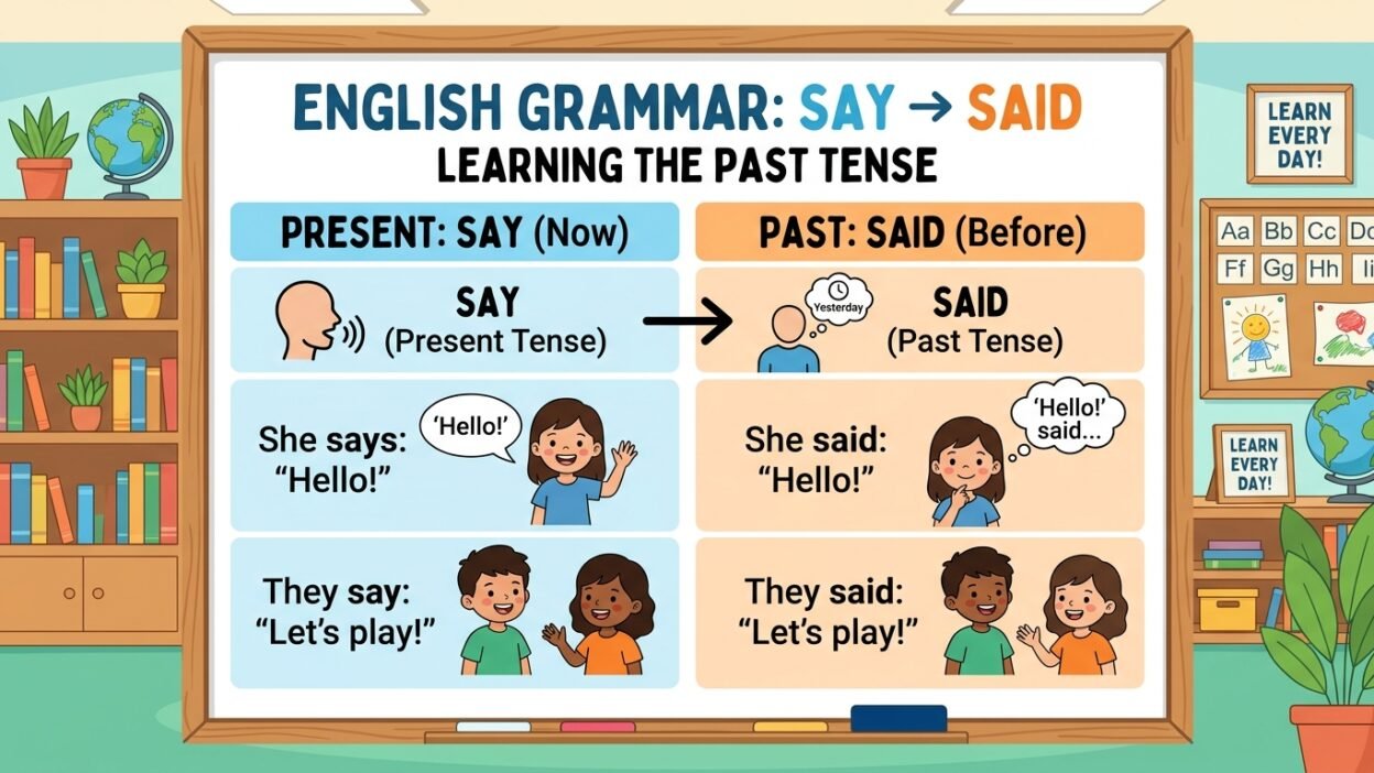 say vs said