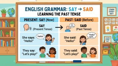 say vs said