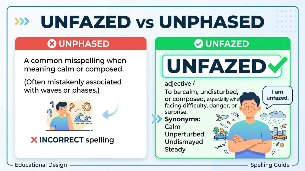 unphased or unfazed