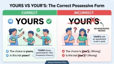 yours or yours