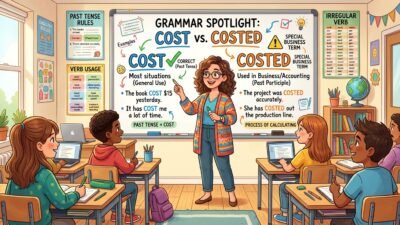 cost past tense