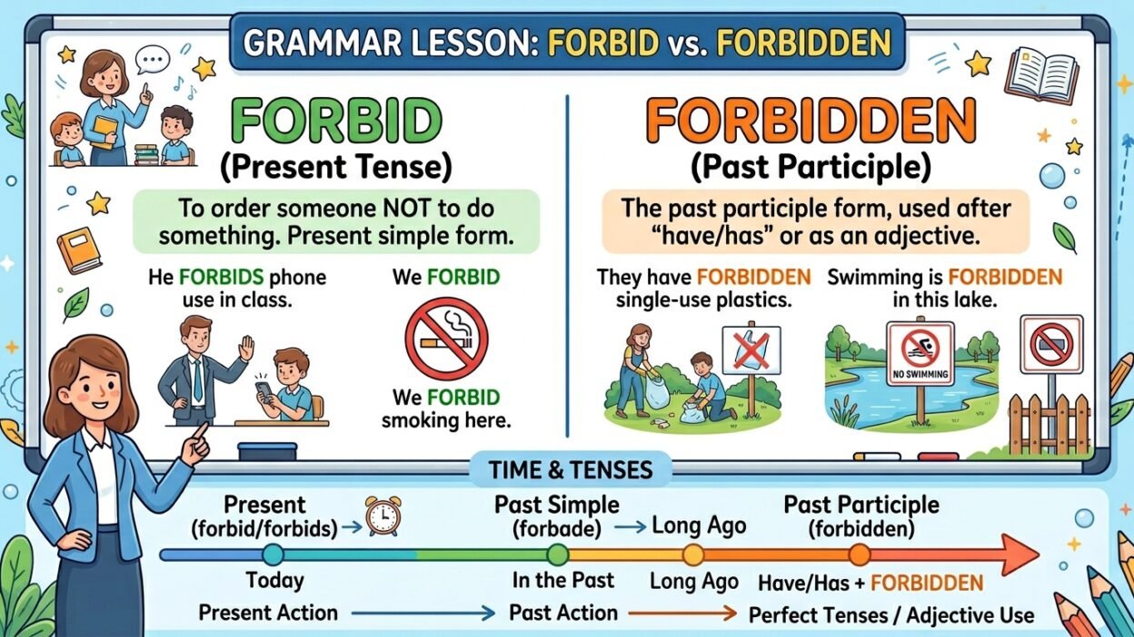 forbid vs or bidden