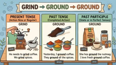 grind past tense