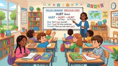 hurt irregular verbs