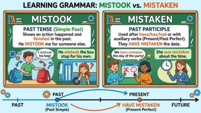 mistook or mistaken