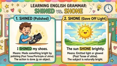 shined or shone