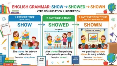 showed or shown