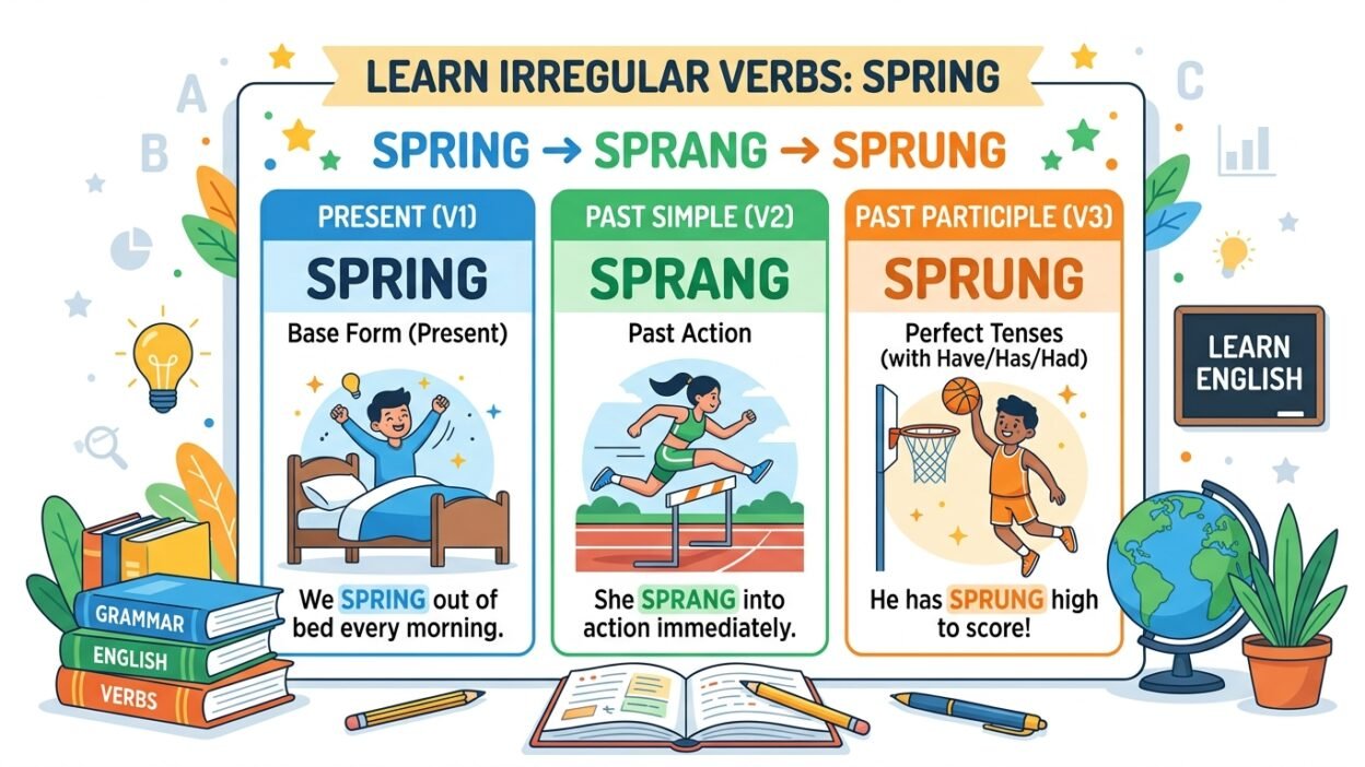 spring sprang sprung