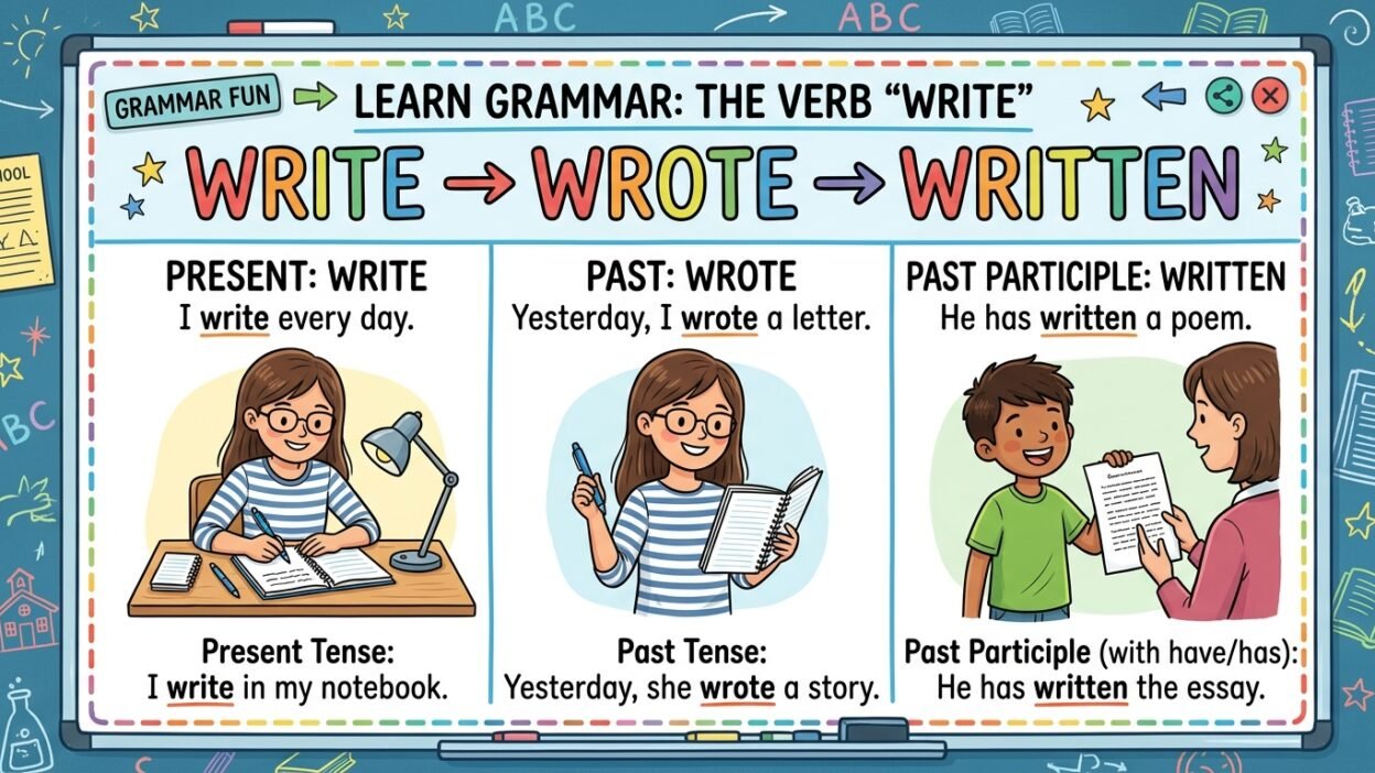 write past tense