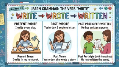 write past tense