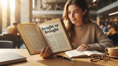 Bought or Brought