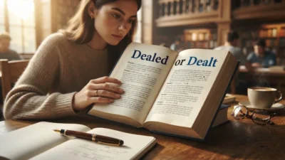 Dealed or Dealt