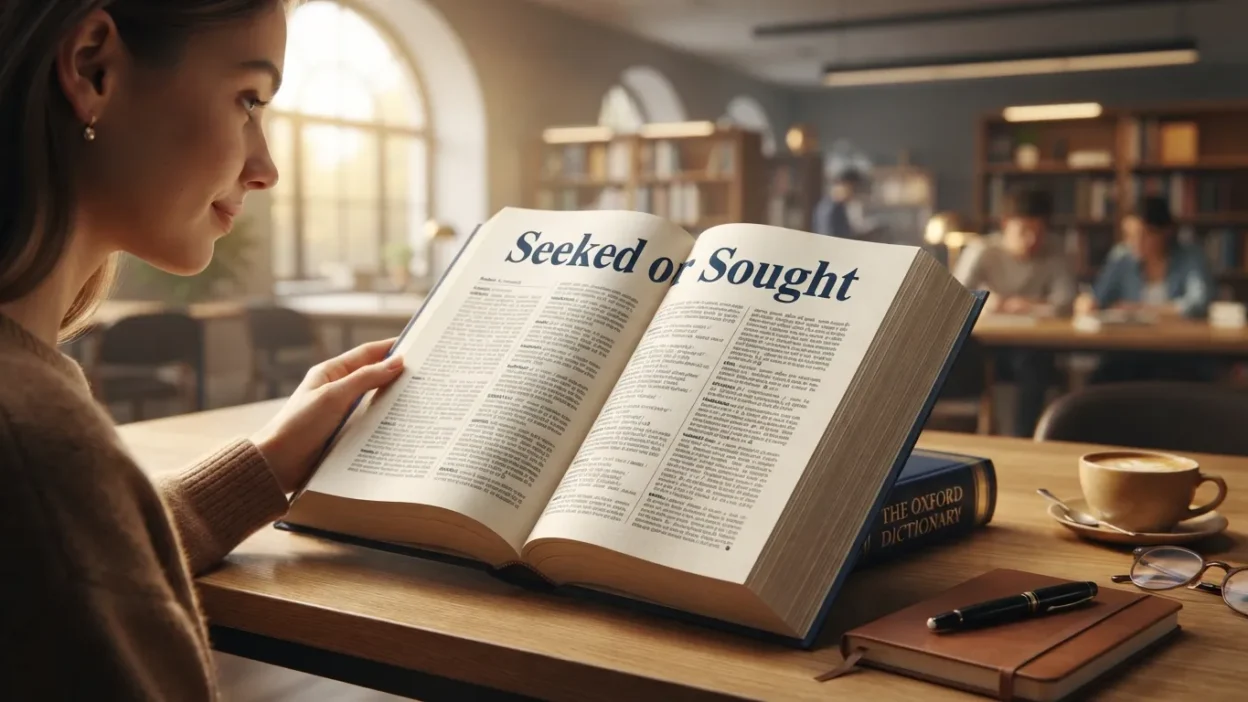 Seeked or Sought
