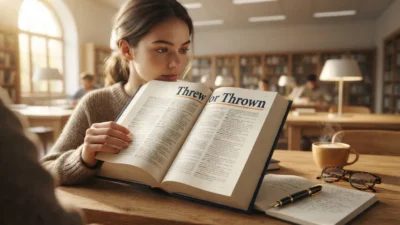 Threw or Thrown
